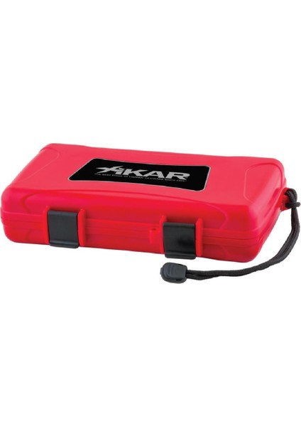 Kırmızı Seyahat Tipi 5 Humidor Puro Kutusu