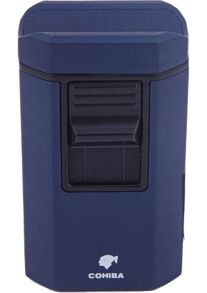 4 Torch Pürmüz Lacivert Masa Tipi Puro Çakmağı