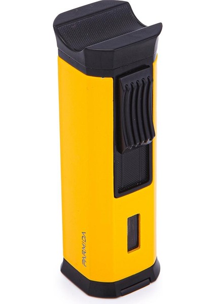 3 Torch Pürmüz Sarı-Siyah Metal Puro Çakmağı fiyatları