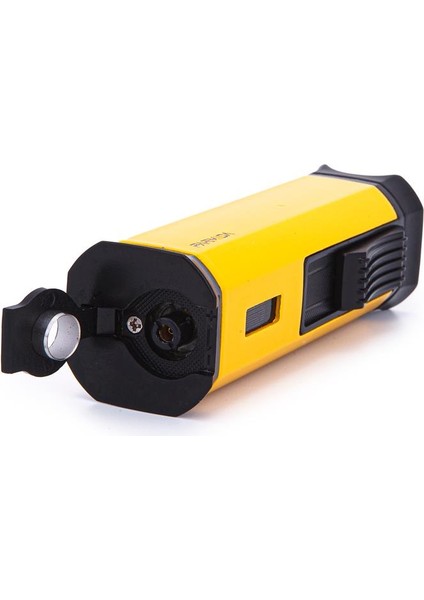 3 Torch Pürmüz Sarı-Siyah Metal Puro Çakmağı fırsatları