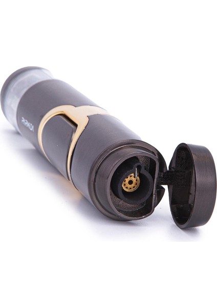 Tek Torch Pürmüz Gunmetal-Gümüş Metal Puro Çakmağı modelleri