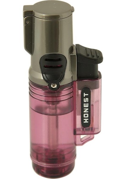 Üç Torch Pürmüz Pembe Plastik Puro Çakmak