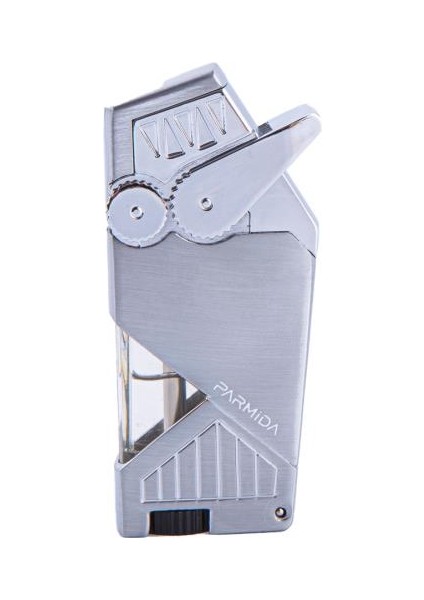 Çift Torch Pürmüz Gümüş Puro Çakmağı