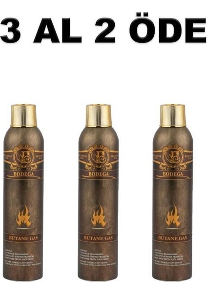 Premium Gazlı ve Pürmüzlü Çakmaklar İçin Bütan Gaz 300 ml