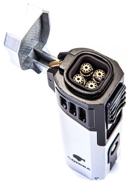 Dört Torch Pürmüz Dahili Delicili Gümüş Puro Çakmağı modelleri