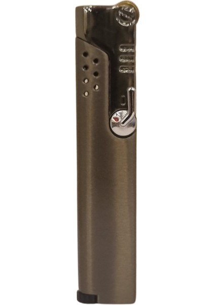 Tek Torch Pürmüz Koyu Gümüş Puro Çakmağı