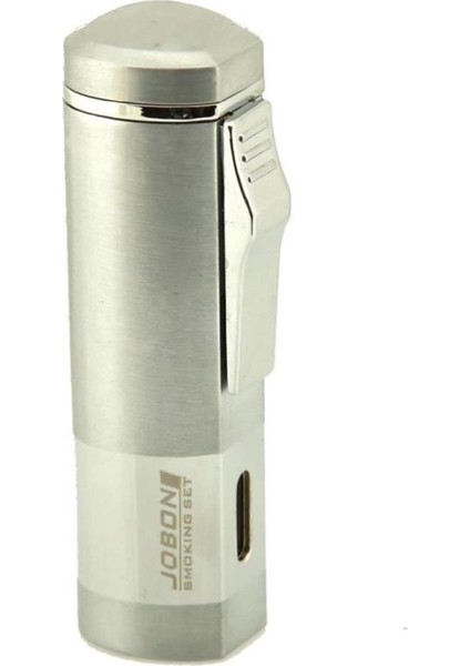 3 Torch Pürmüz Gümüş Puro Çakmak