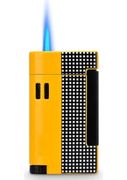 Tek Torch Pürmüz Limitli Seri Sarı Puro Çakmağı
