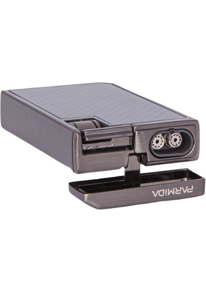 Çift Torch Pürmüz Karbon Desenli Gunmetal Metal Puro Çakmağı modelleri