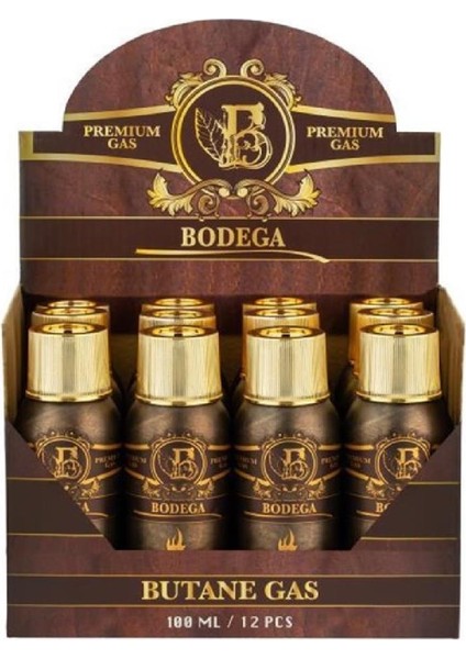 Premium Gazlı ve Pürmüzlü Çakmaklar İçin Bütan Çakmak Gazı 100 ml