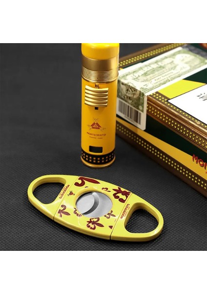 Monte Cristo Özel Üretim Çakmak Kesici İkili Puro Seti fiyatları