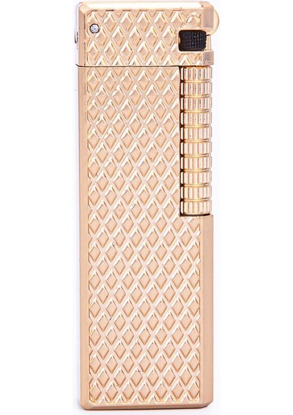 Gold İşlemeli Soft Flame Metal Çakmak