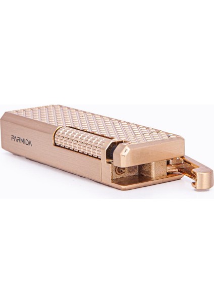 Gold İşlemeli Soft Flame Metal Çakmak