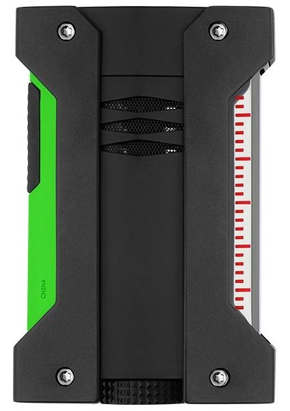 Defi Extreme Neon Yeşil-Siyah Tek Torch Puro Çakmağı 21417