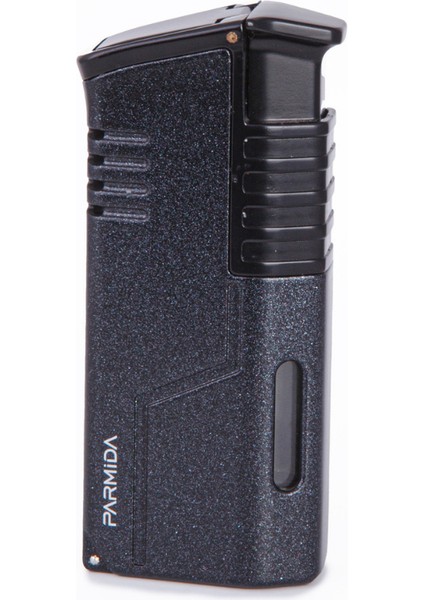 3 Torch Pürmüz Siyah Metal Puro Çakmağı