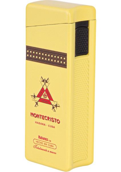 Monte Cristo Özel Üretim Tek Torch Pürmüz Sarı Puro Çakmağı fiyatları