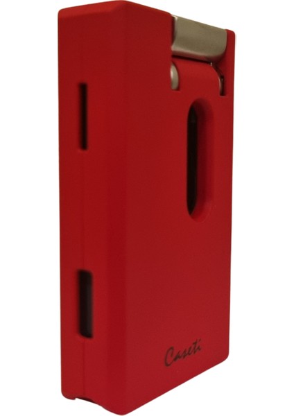 Tek Torch Pürmüz Mat Kırmızı Dahili V Kesicili Puro Çakmağı fiyatları