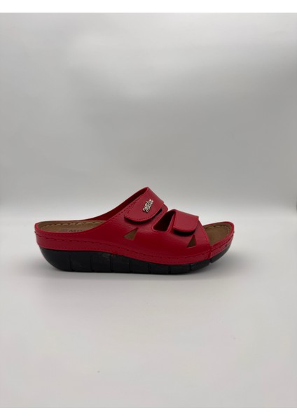 2351 Mulex Ayarlanabilir Çift Tokalı Ortopedik Terlik fırsatları