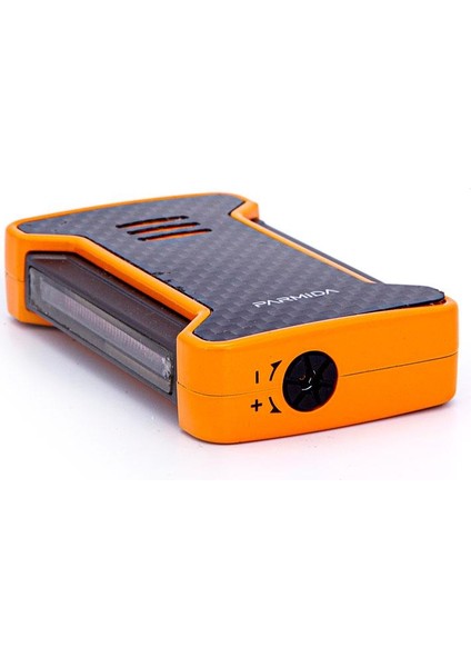 Tek Torch Pürmüz Karbon Desenli Turuncu Puro Çakmağı fırsatları