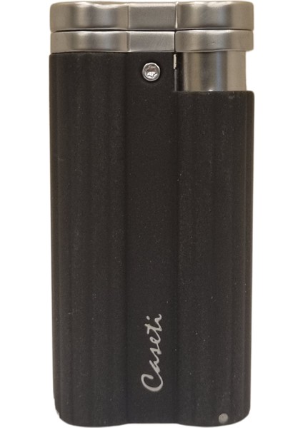 Tek Torch Pürmüz Mat Siyah Puro Çakmağı