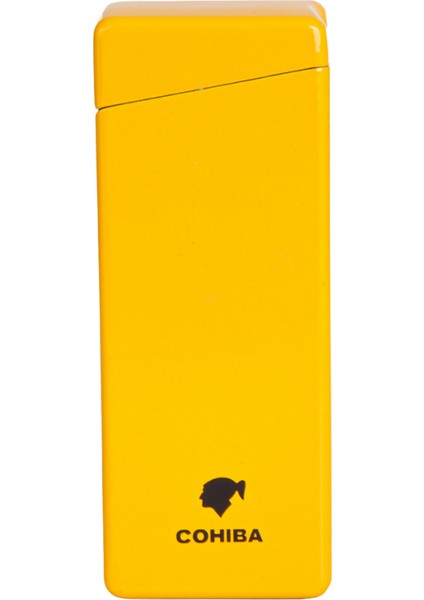 Tek Torch Pürmüz Sarı Metal Puro Çakmağı