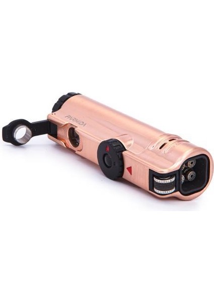 4 Torch Pürmüz Rose Gold Metal Puro Çakmağı