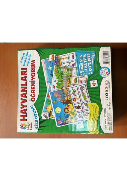 Eğitici Zeka Oyunu Hayvanları Öğrenme Aile Oyunu