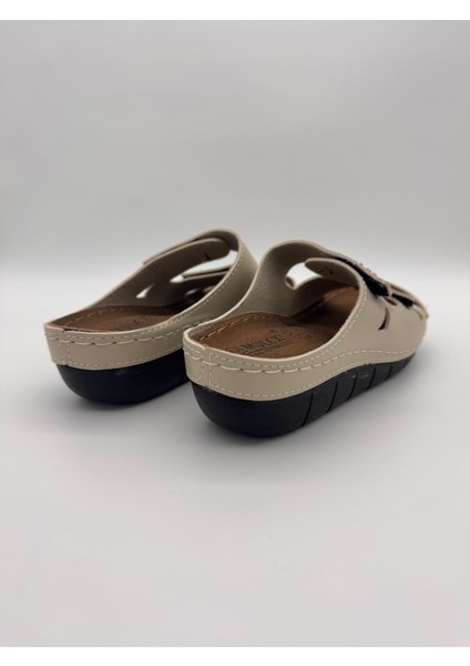 2351 Mulex Ayarlanabilir Çift Tokalı Ortopedik Terlik modelleri