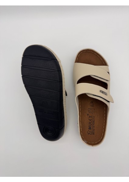 2351 Mulex Ayarlanabilir Çift Tokalı Ortopedik Terlik fırsatları