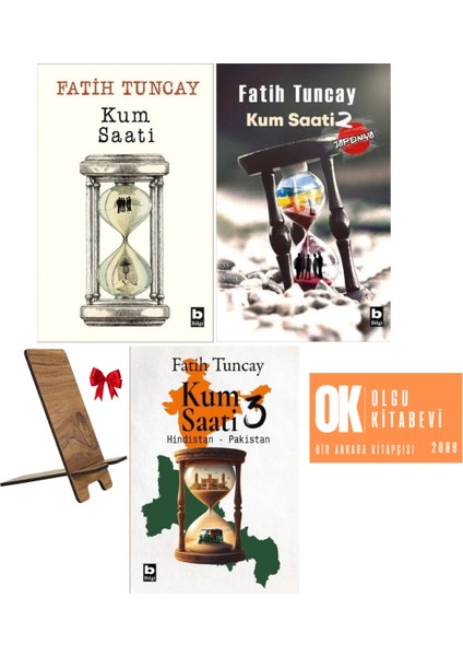 Kum Saati Serisi / 3 Kitap Set - Fatih Tuncay ( Telefon Tutucu Hediyeli)