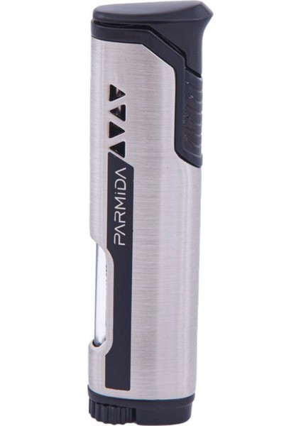 Tek Torch Pürmüz Gümüş Puro Çakmağı