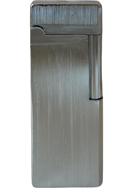Fırçalı Gümüş Slim Soft Flame Çakmak