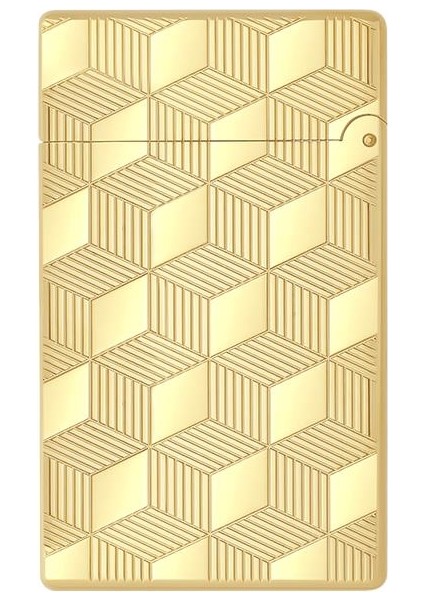 Initial Guilloche Gold Düz İşlemeli Puro Çakmağı 20841