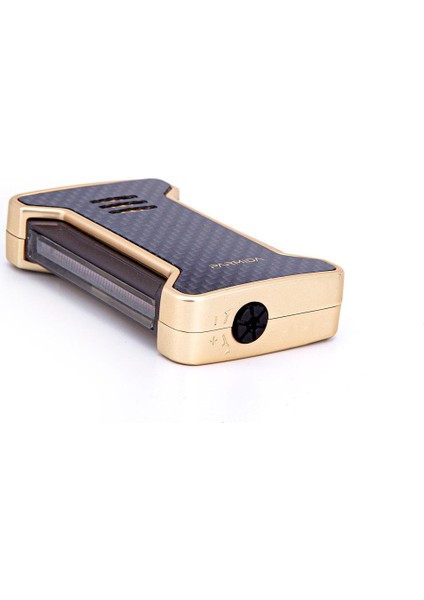 Tek Torch Pürmüz Karbon Desenli Gold Puro Çakmağı fırsatları