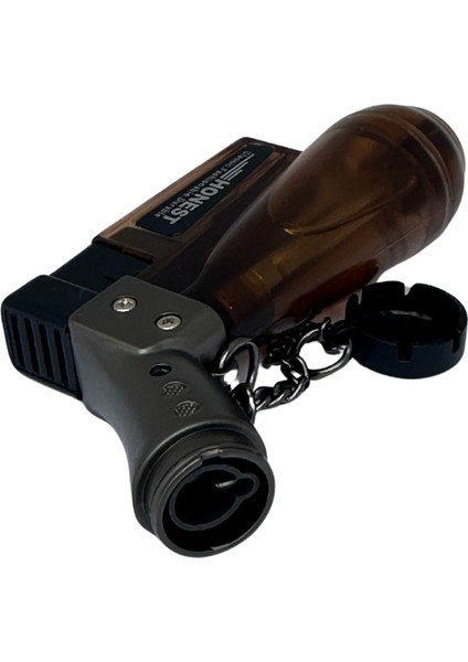 Tek Torch Pürmüz Siyah Puro Çakmağı
