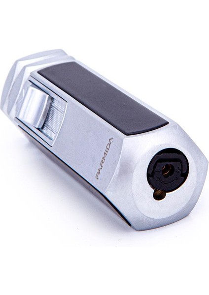 4 Torch Pürmüz Gümüş-Siyah Metal Puro Çakmağı fırsatları