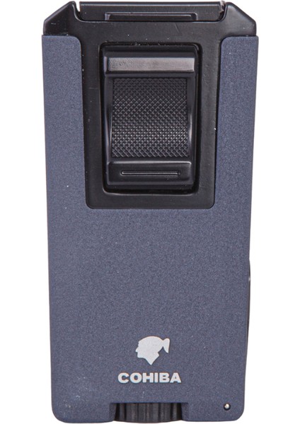 Çift Torch Pürmüz Grafit-Siyah Metal Puro Çakmağı