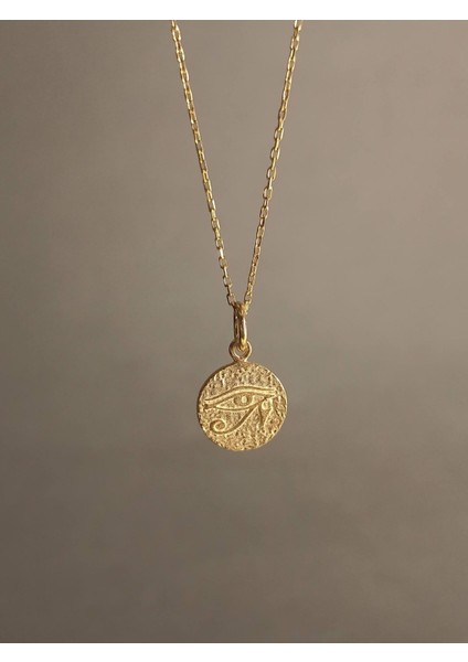 925 Ayar Gümüş Ra'nın Gözü Kolye, Horus'un Gözükolye, Gümüş Kadın Kolye