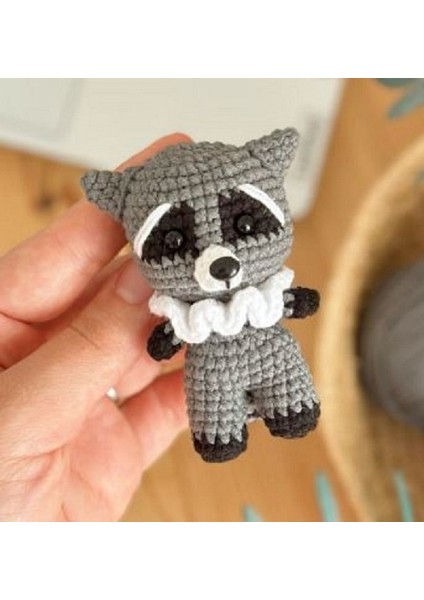 Amigurumi Minik Oyuncak Rakun