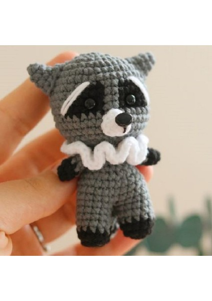 Amigurumi Minik Oyuncak Rakun