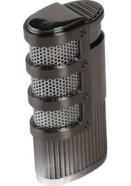3 Torch Pürmüz Gunmetal Metal Puro Çakmağı