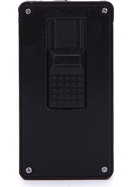Çift Torch Pürmüz Siyah Metal Puro Çakmağı