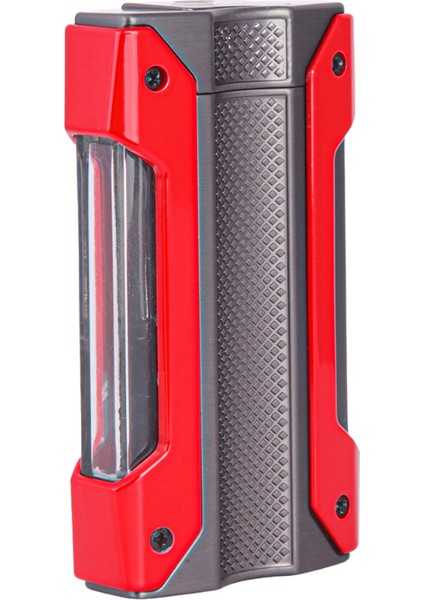 Tek Torch Pürmüz Kırmızı-Gunmetal Metal Puro Çakmağı fiyatları