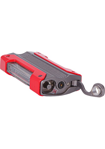 Tek Torch Pürmüz Kırmızı-Gunmetal Metal Puro Çakmağı fırsatları