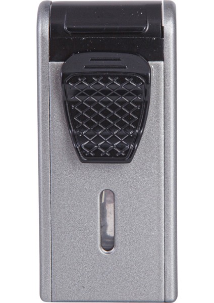 Çift Torch Pürmüz Gunmetal Metal Puro Çakmağı
