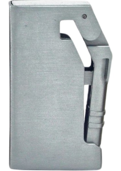 Gümüş Tek Torch Pürmüz Metal Puro Çakmağı