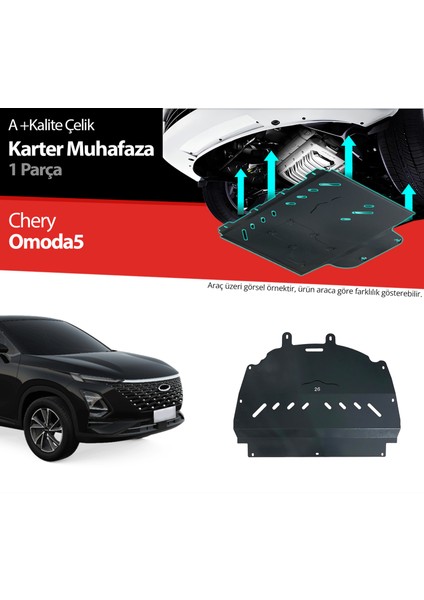 Chery Omoda5 Çelik Karter Muhafaza Koruma 2022 2023 2024 2025