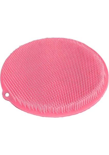 Pratik Yuvarlak Vantuzlu Banyo Sırt Kese Matı 26 cm ( Lisinya )
