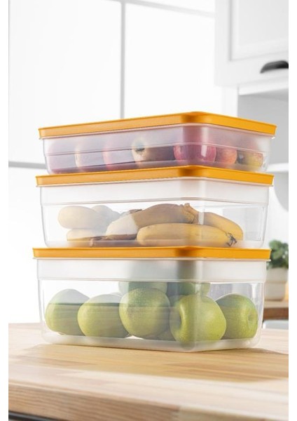 Tupper Model - Vakumlu - Mikrodalga Buzluk Saklama Kabı 3,8lt