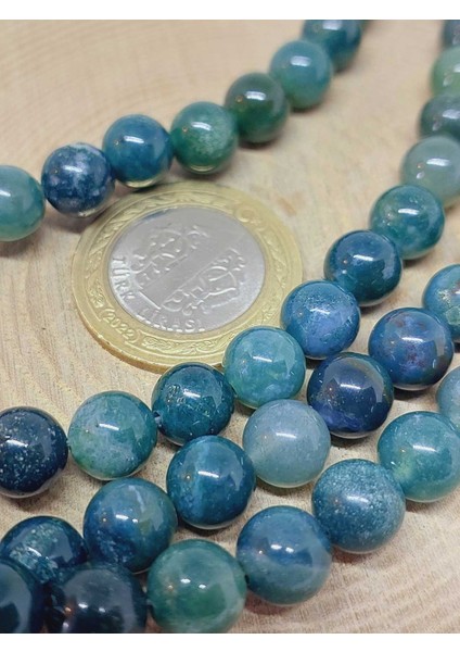 Yosunlu Akik Taşı Dizi 8mm (55986) fiyatları